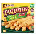 Jose Ole Chicken And Cheese Flour Taquitos, 15-pc Pack.