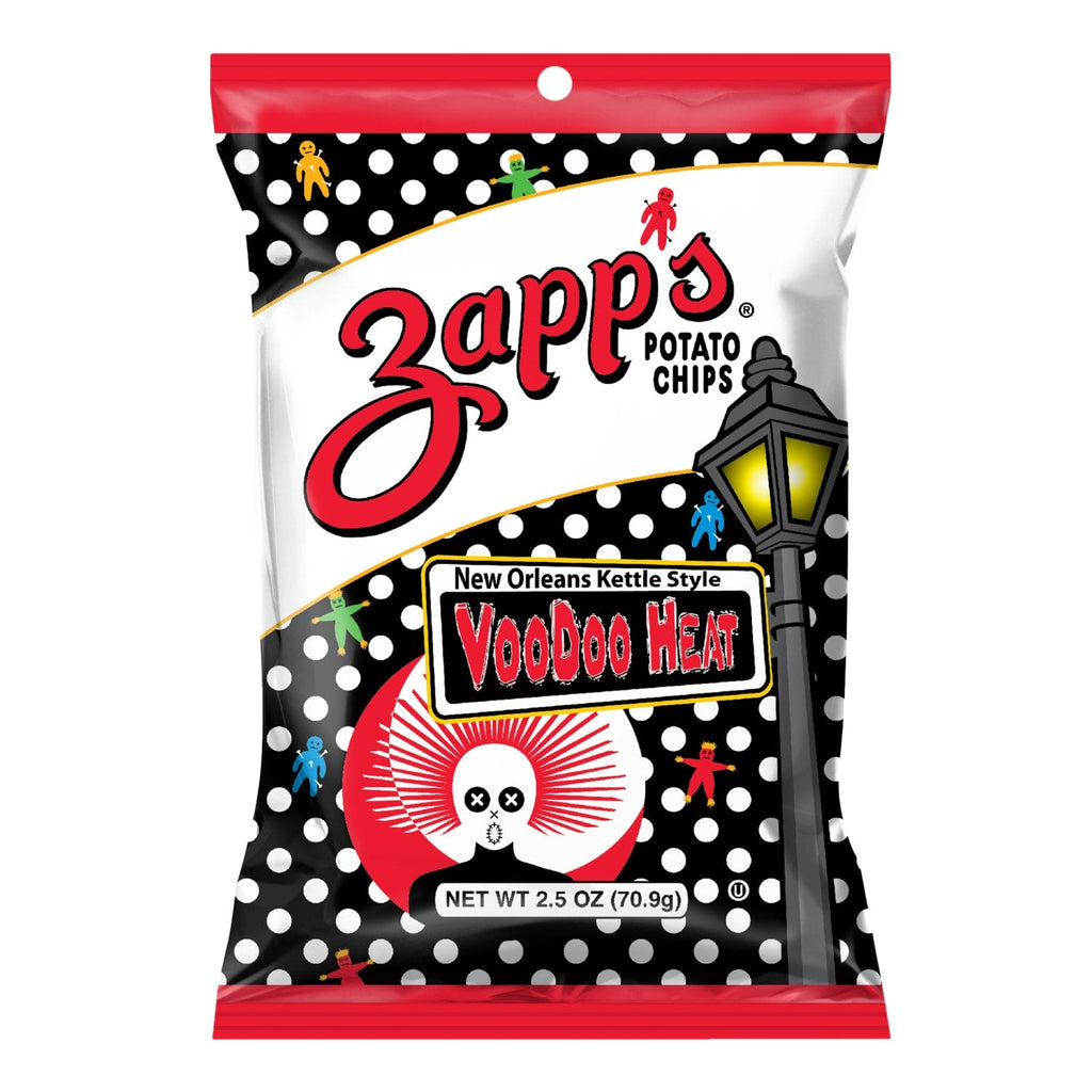 Zapp's New Orleans Kettle Style Voodoo Potato Chips, 2.5-oz.
