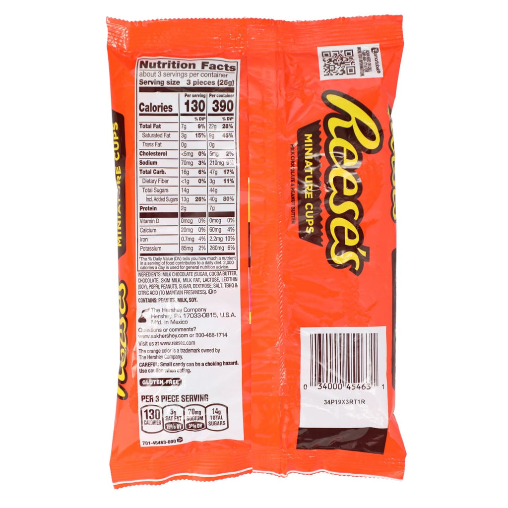 Reese's Milk Chocolate &amp; Peanut Butter Miniature Cups, 1-ct.
