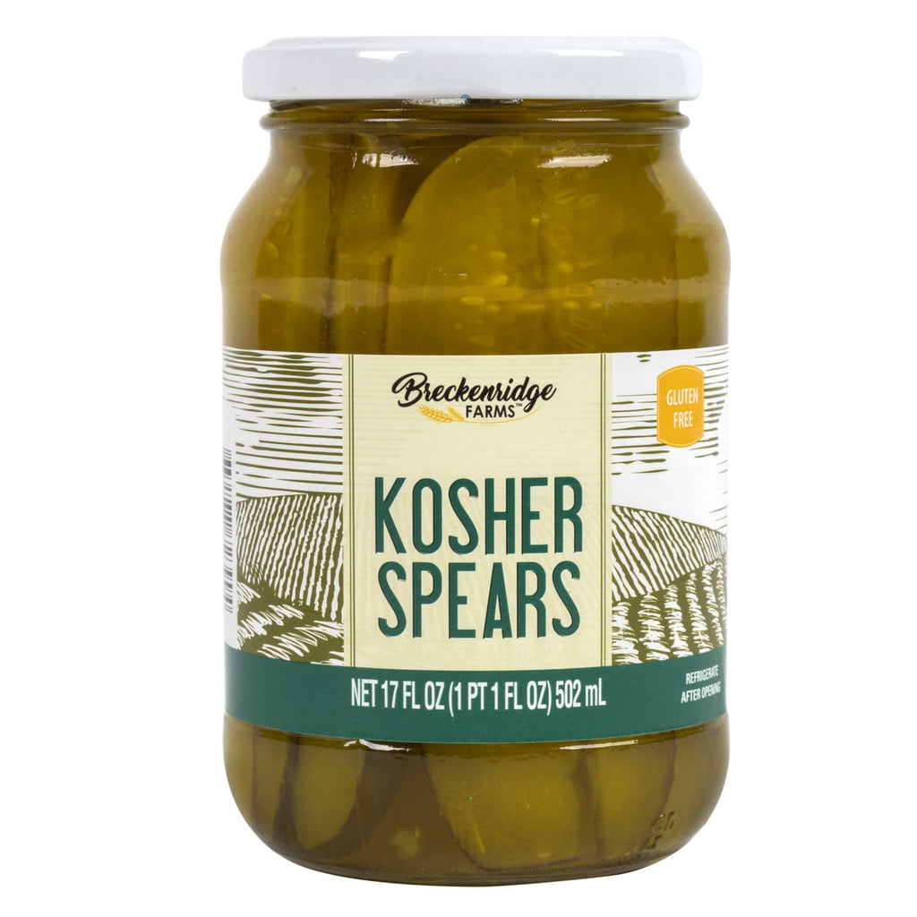 The Breckenridge Farms Kosher Pickle Spears.