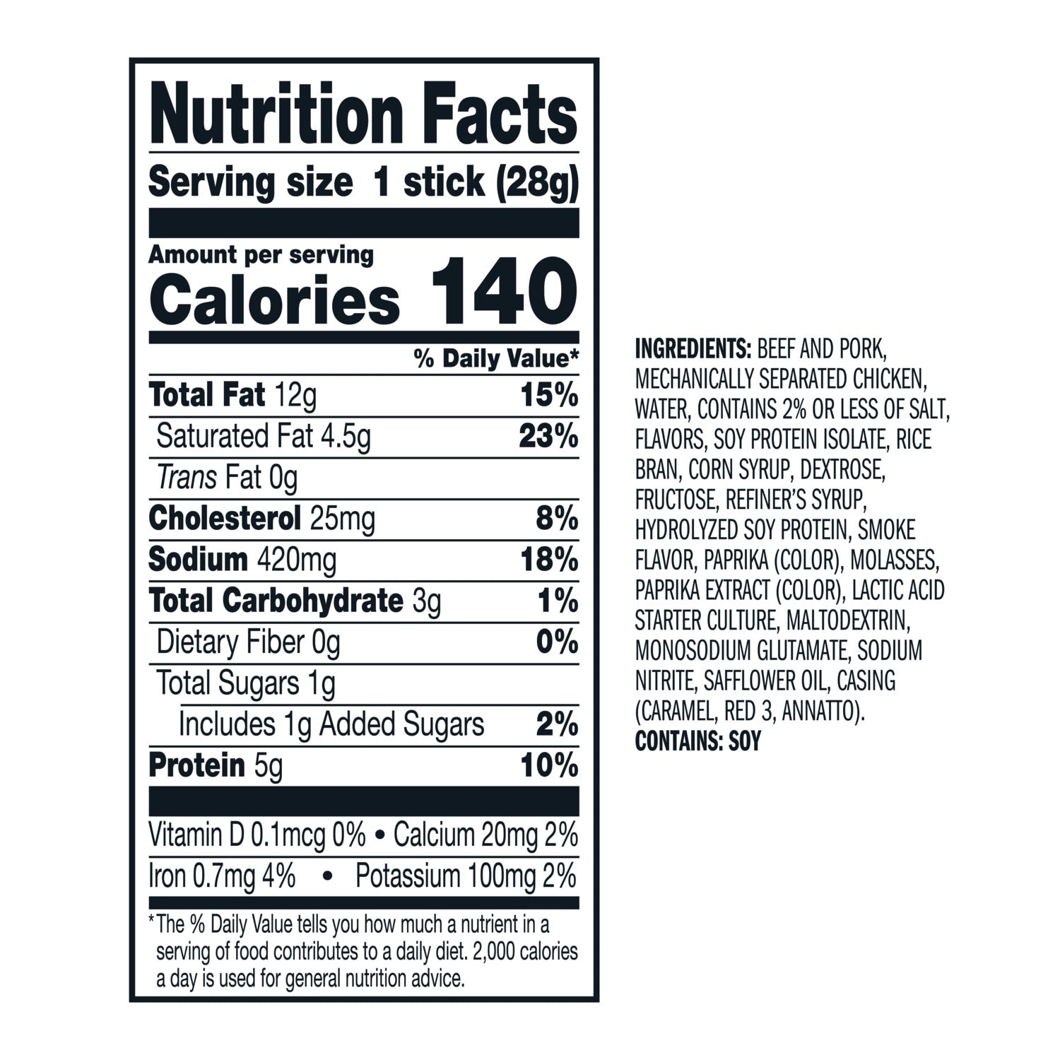 Jack Link's Wild Original Snack Stick, 1-ct.