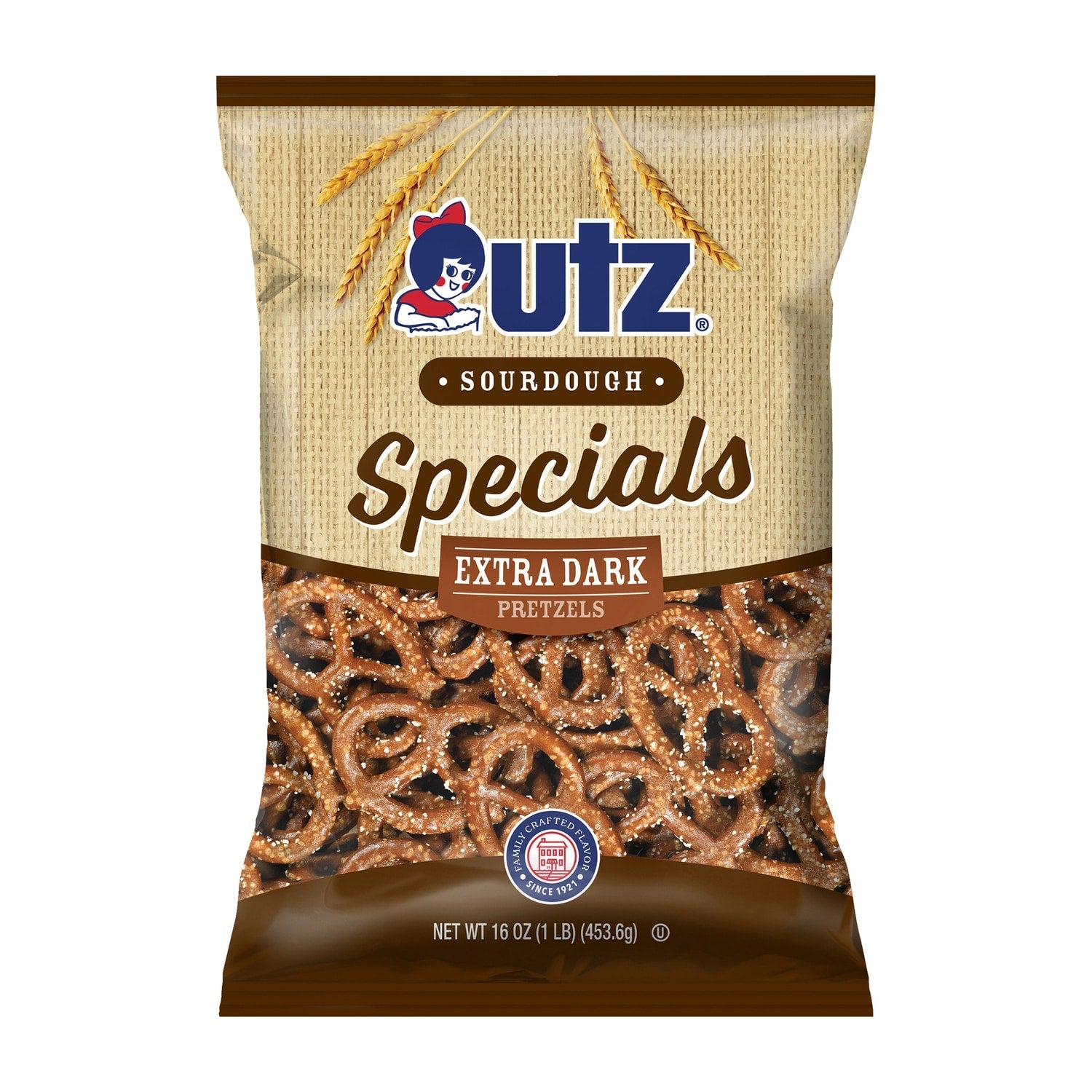 Utz Specials Extra Dark Sourdough Pretzels, 1-ct.