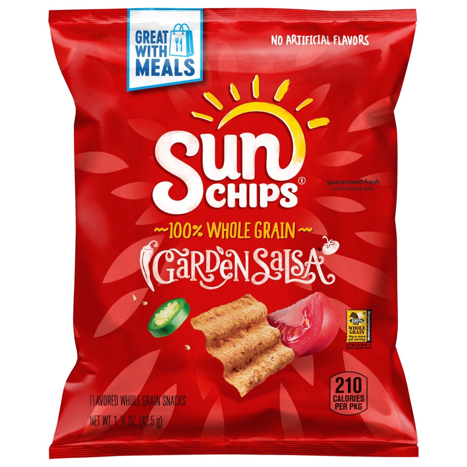 SunChips Whole Grain Snacks Garden Salsa 1 1/2 Oz