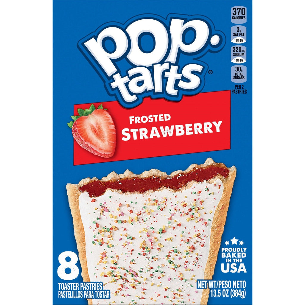 Pop-Tarts Frosted Strawberry Toaster Pastries, 8-pc Pack.