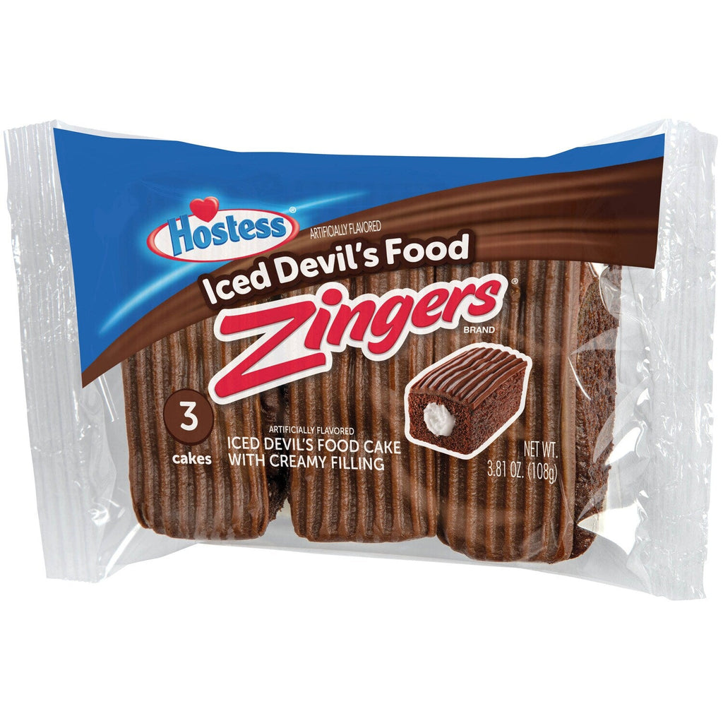Hostess Iced Devil's Food Cake, 3-pc Pack.