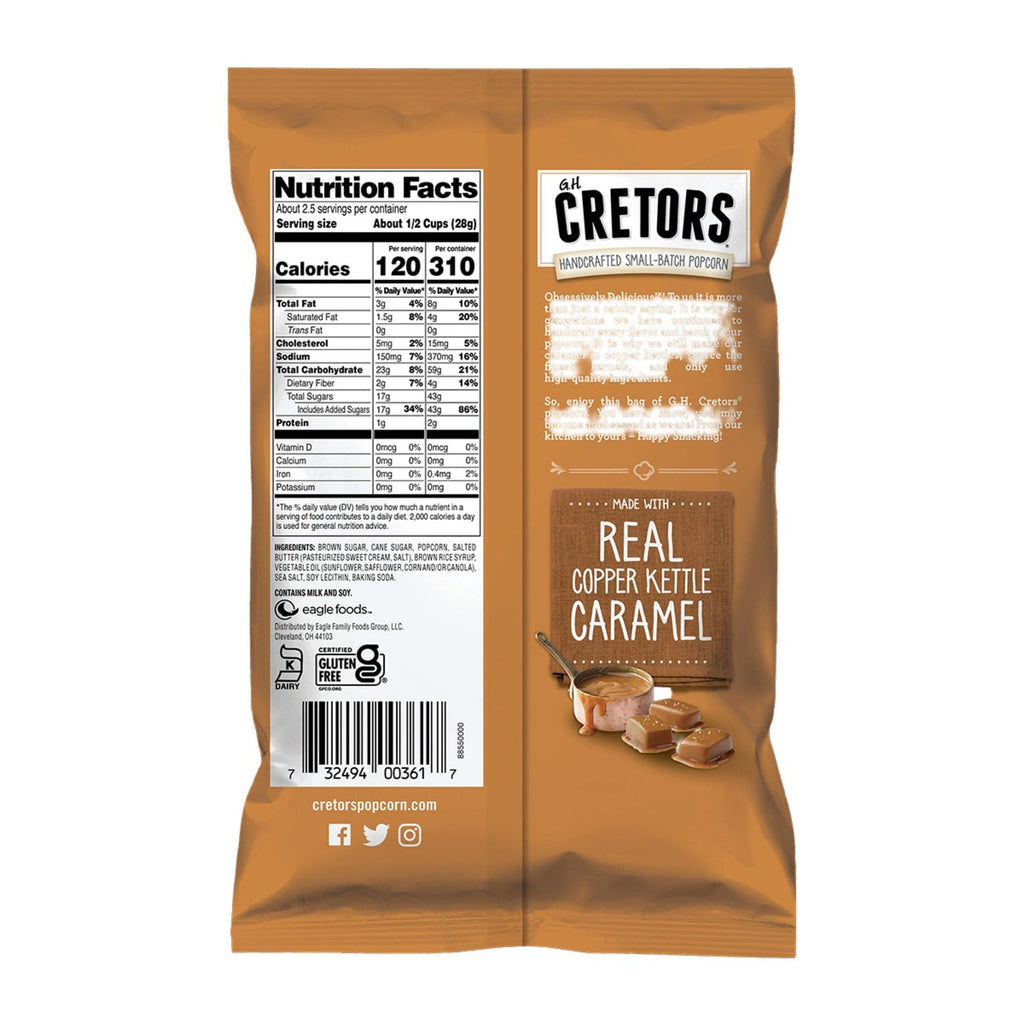 Cretors Caramel Flavored Popcorn, 1-ct.