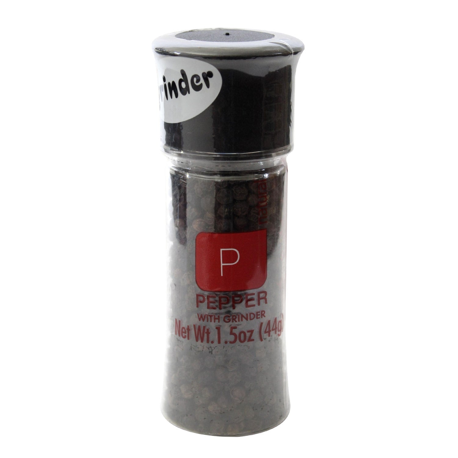 Black Peppercorn Grinders, 1.5-oz.