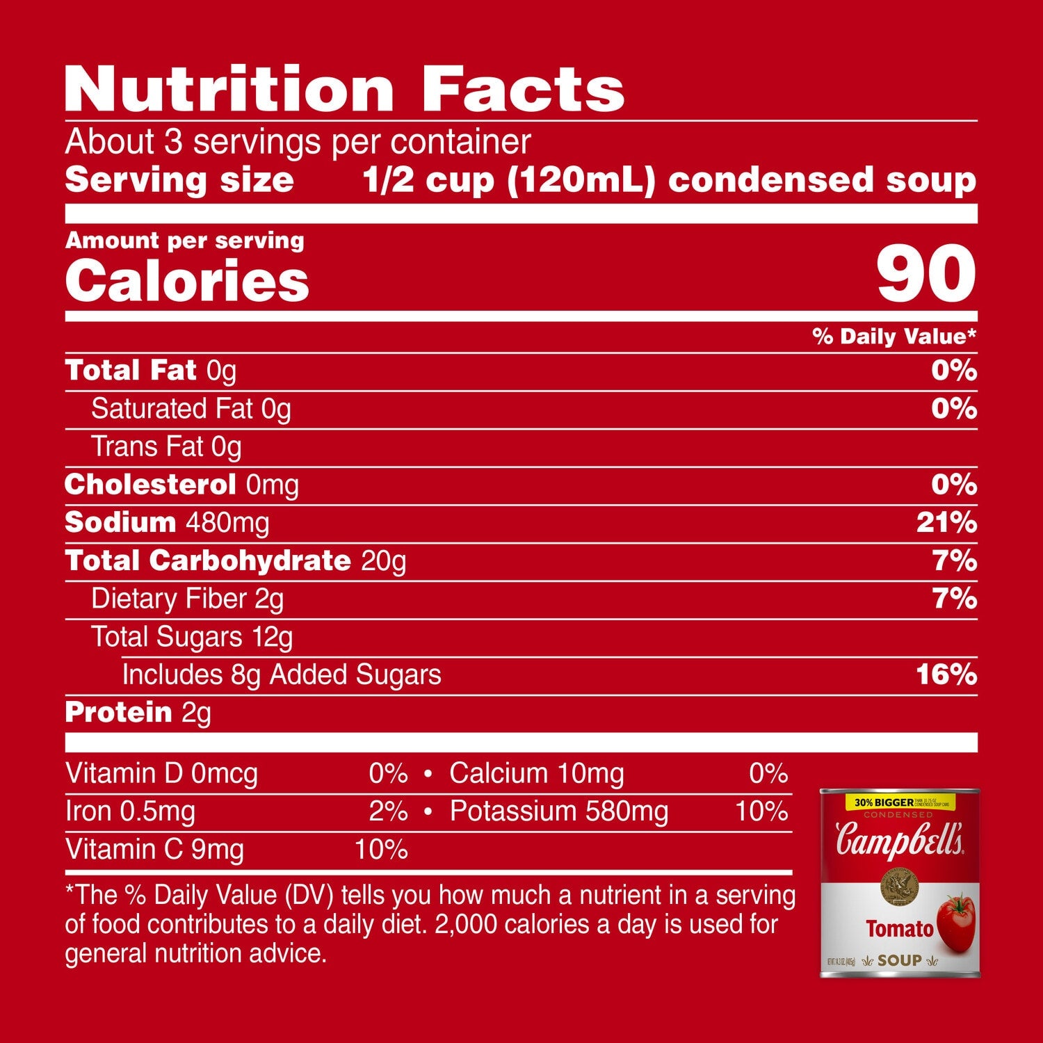 Campbell's Condensed Tomato Soup, 14.3-oz. Cans