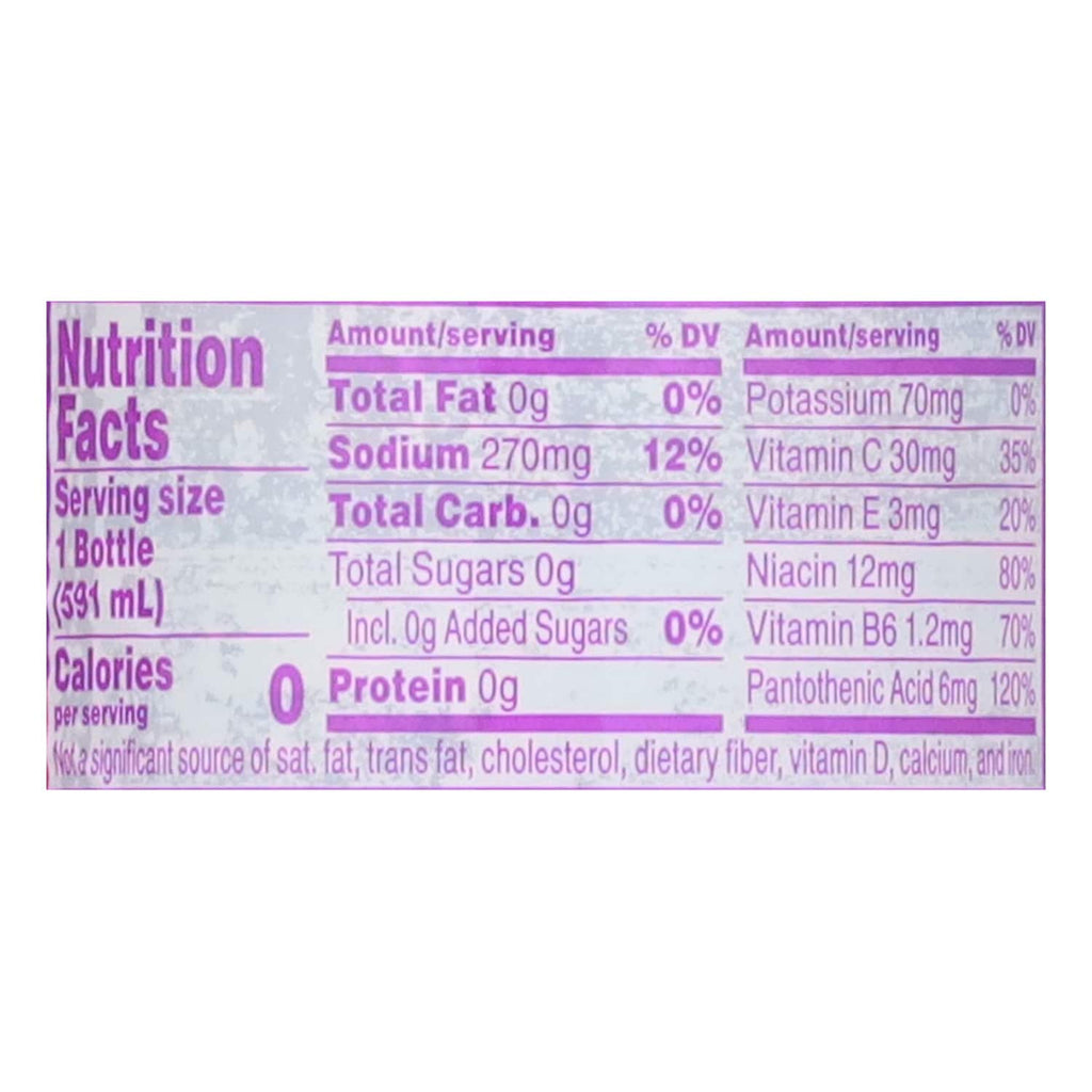 Propel Zero Sugar Electrolyte Water Beverage - Grape, 20-fl oz.