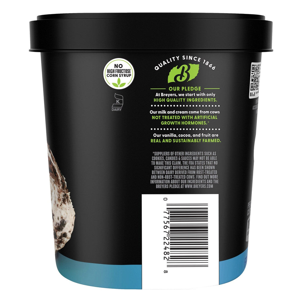 Breyers Cookies &amp; Cream Flavored Ice Cream, 1-ct.