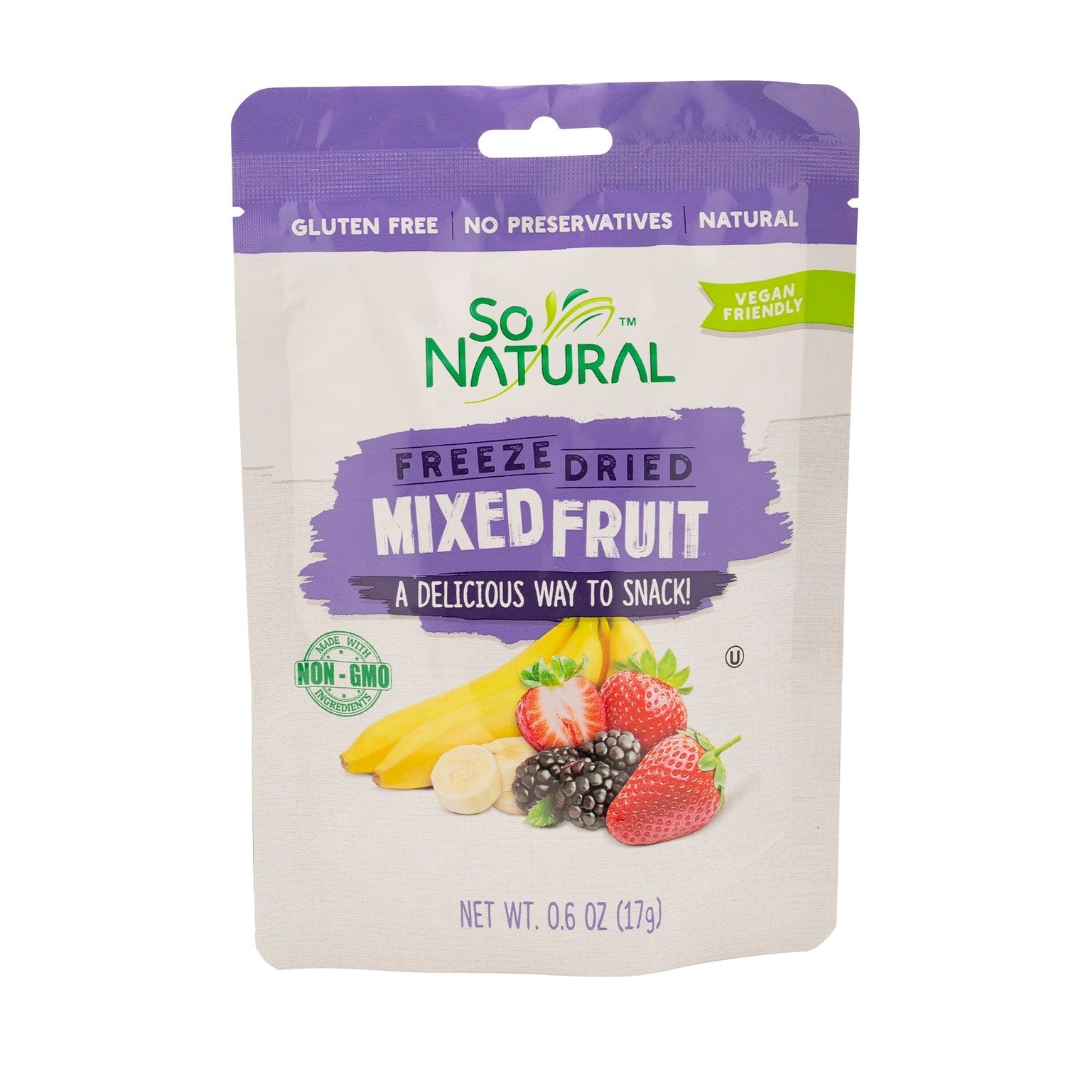 So Natural Freeze Dried Mixed Fruit, 0.6-oz.