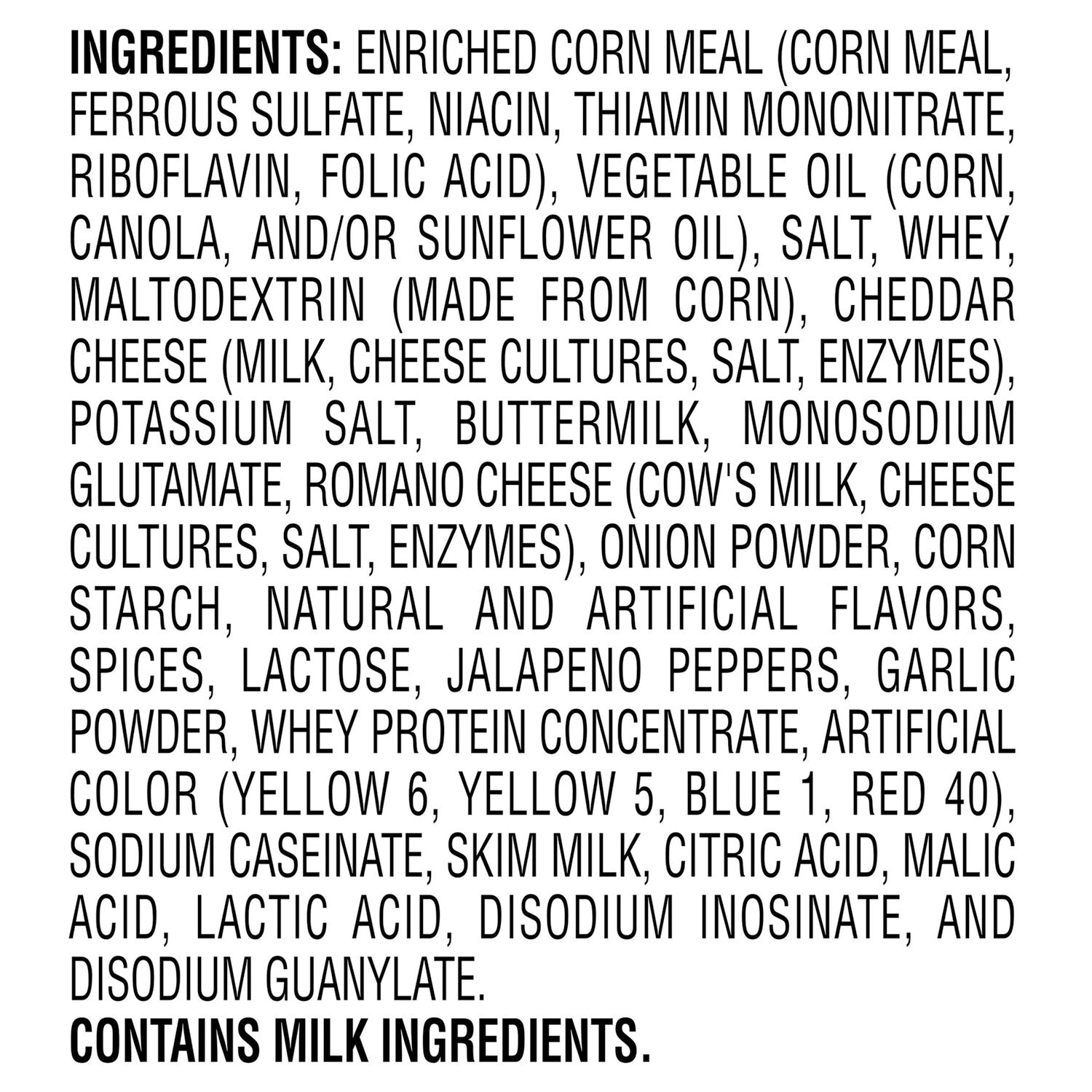 Cheetos Crunchy Cheddar JalapeÃ±o Flavored Cheese Snack, 2 oz. Bag