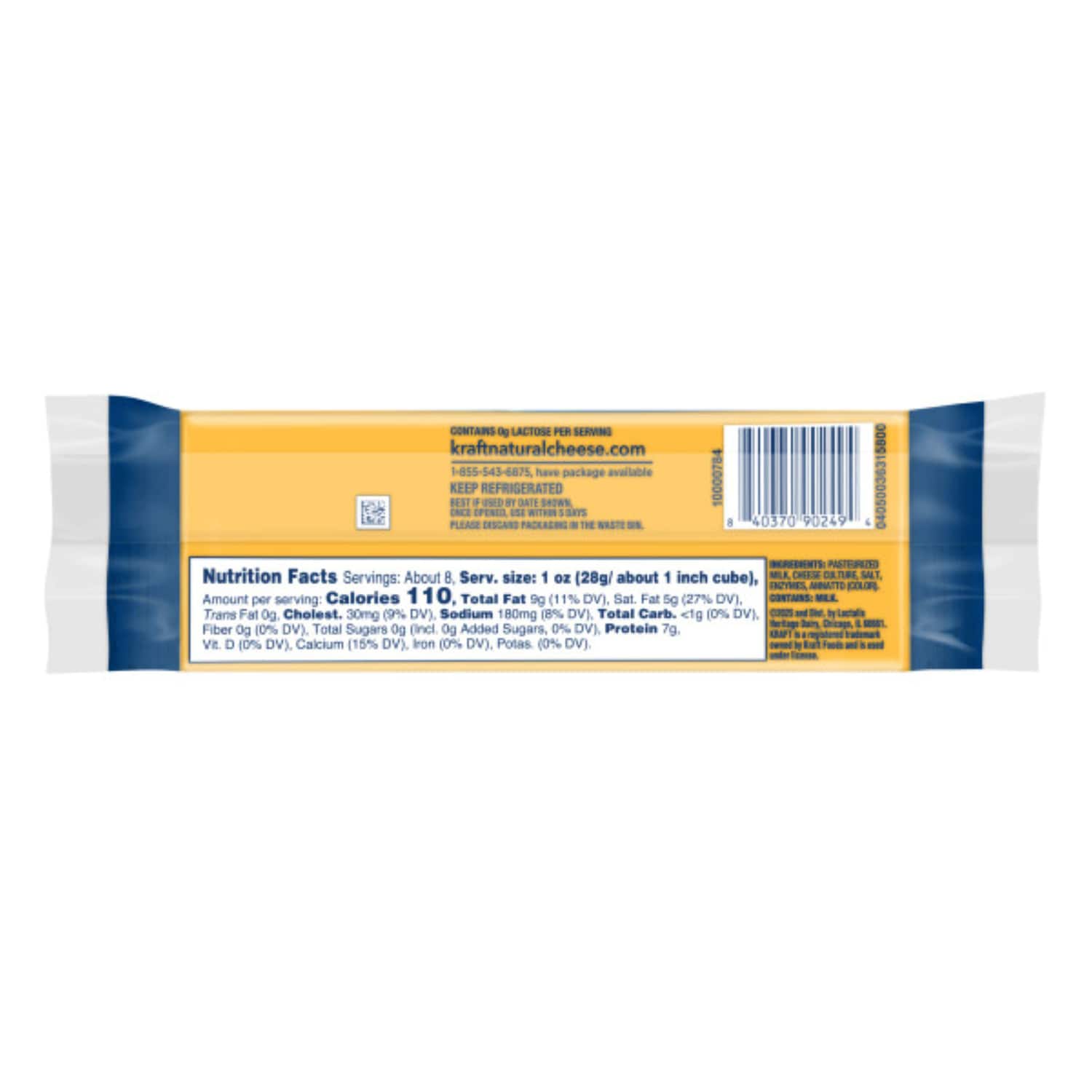 Kraft Natural Cheese Kolby Cheese, 1-ct.