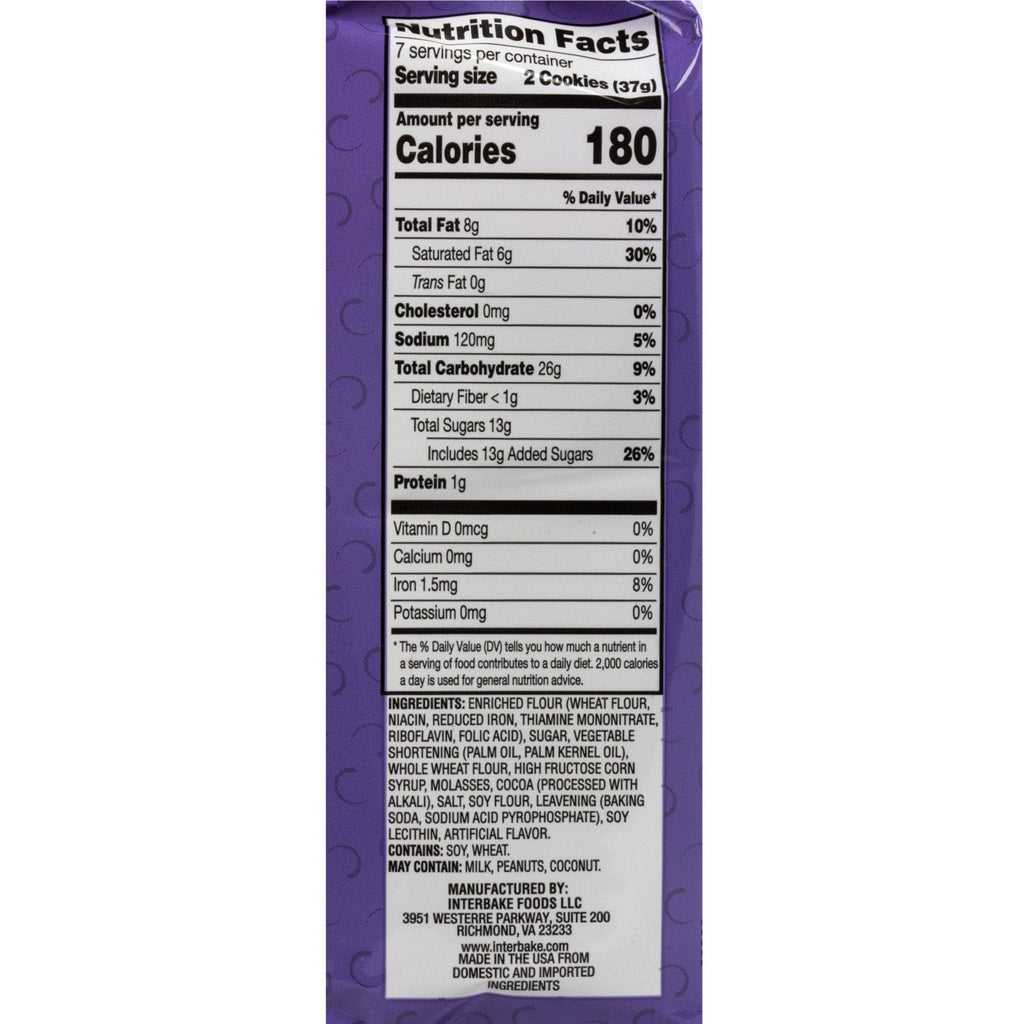 Oven Baked Fudge Covered Graham Rounds, 9.25 oz.