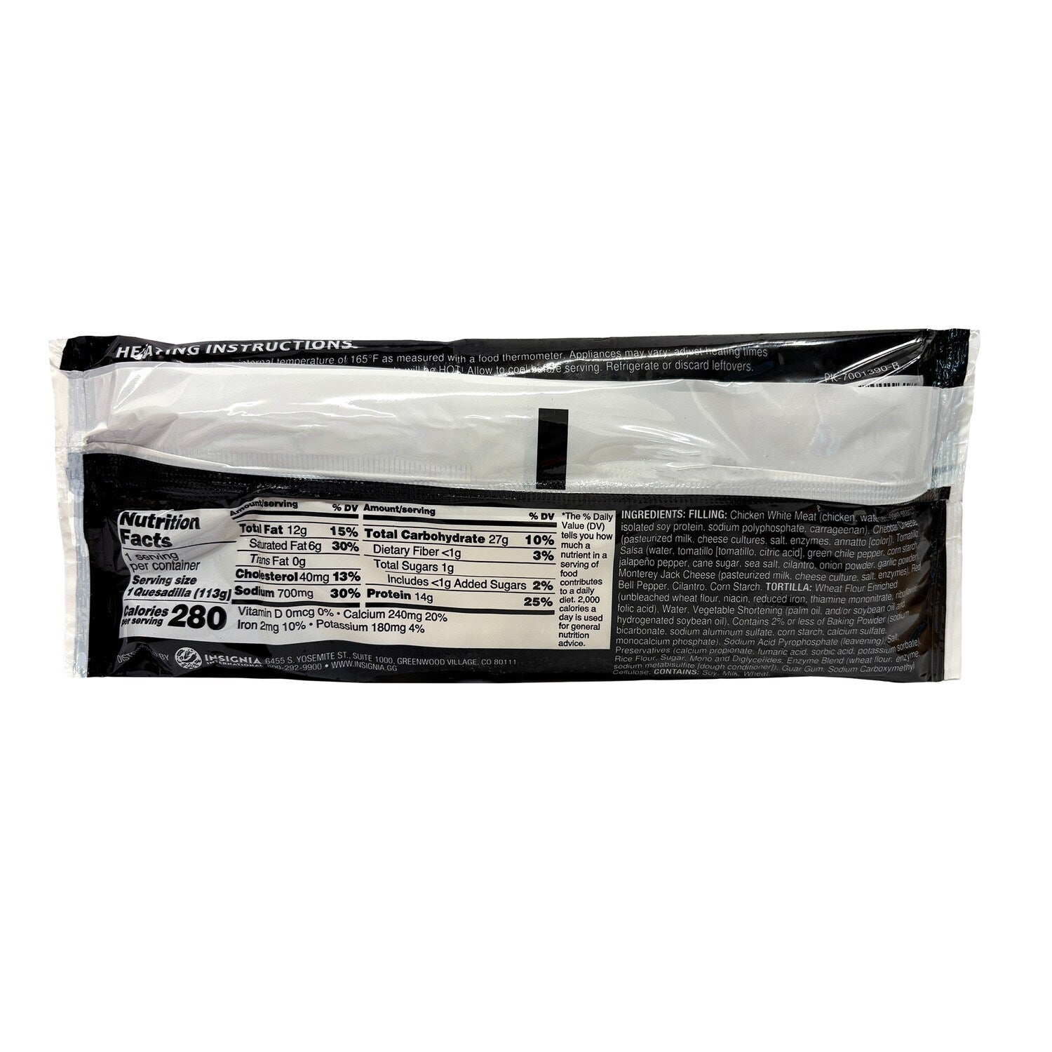 Hatch Kitchen Chicken And Cheese Quesadilla, 1-ct.