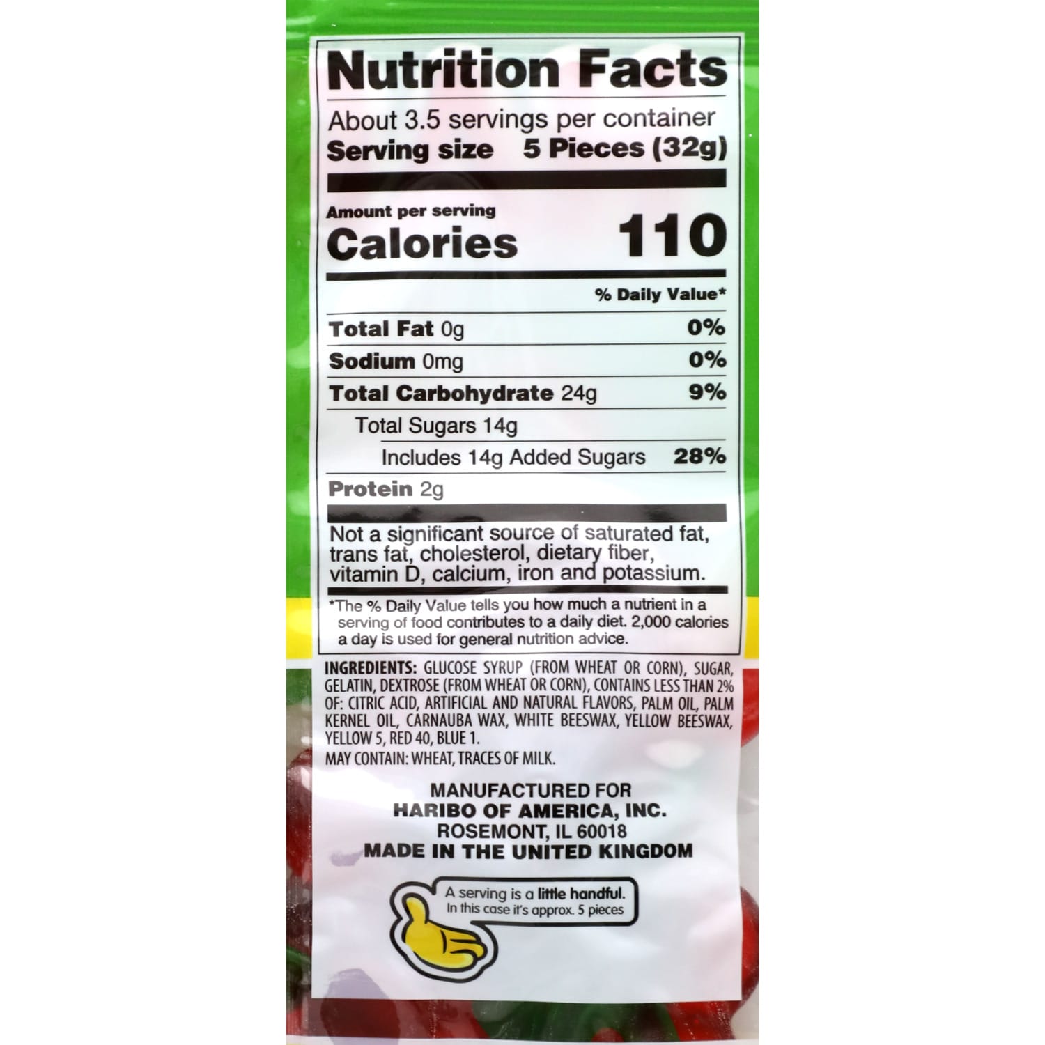 Hairbo Happy Cherries Gummi Candies, 4 oz. Bags