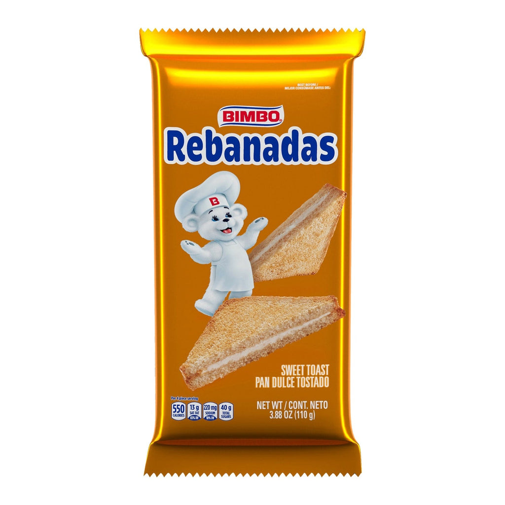 Bimbo Rebanadas Sweet Toast, 4-pc Pack.