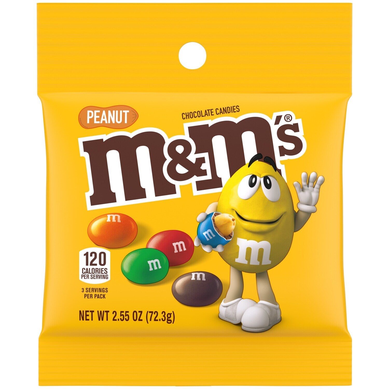 Peanut M&amp;M's(R), 2.55-oz. Bags
