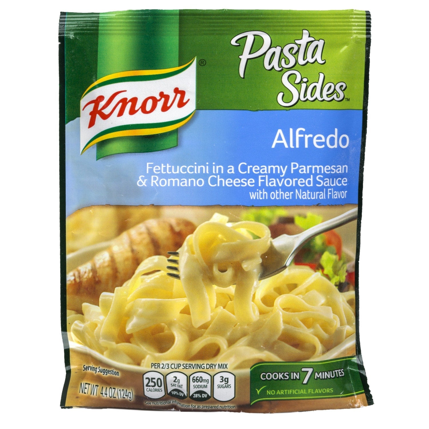 Knorr Alfredo Pasta Sides, 4.4 oz. Bags