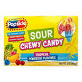 Popsicle Sour Chewy Candy With Tropical Paradise Flavors, Assorted Flavors, 1-ct.