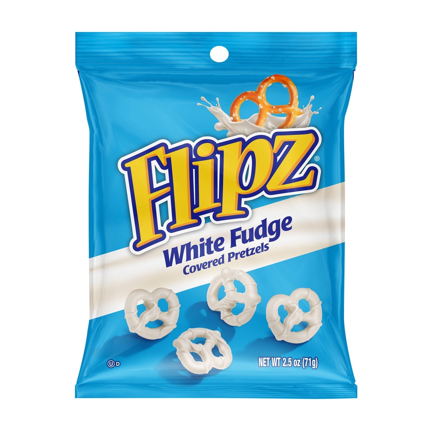 Flipz White Fudge Covered Pretzels, 1-ct.