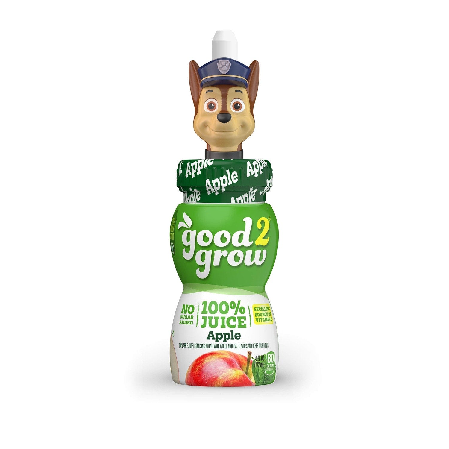 Good 2 Grow Character Apple Juice, 6 oz.