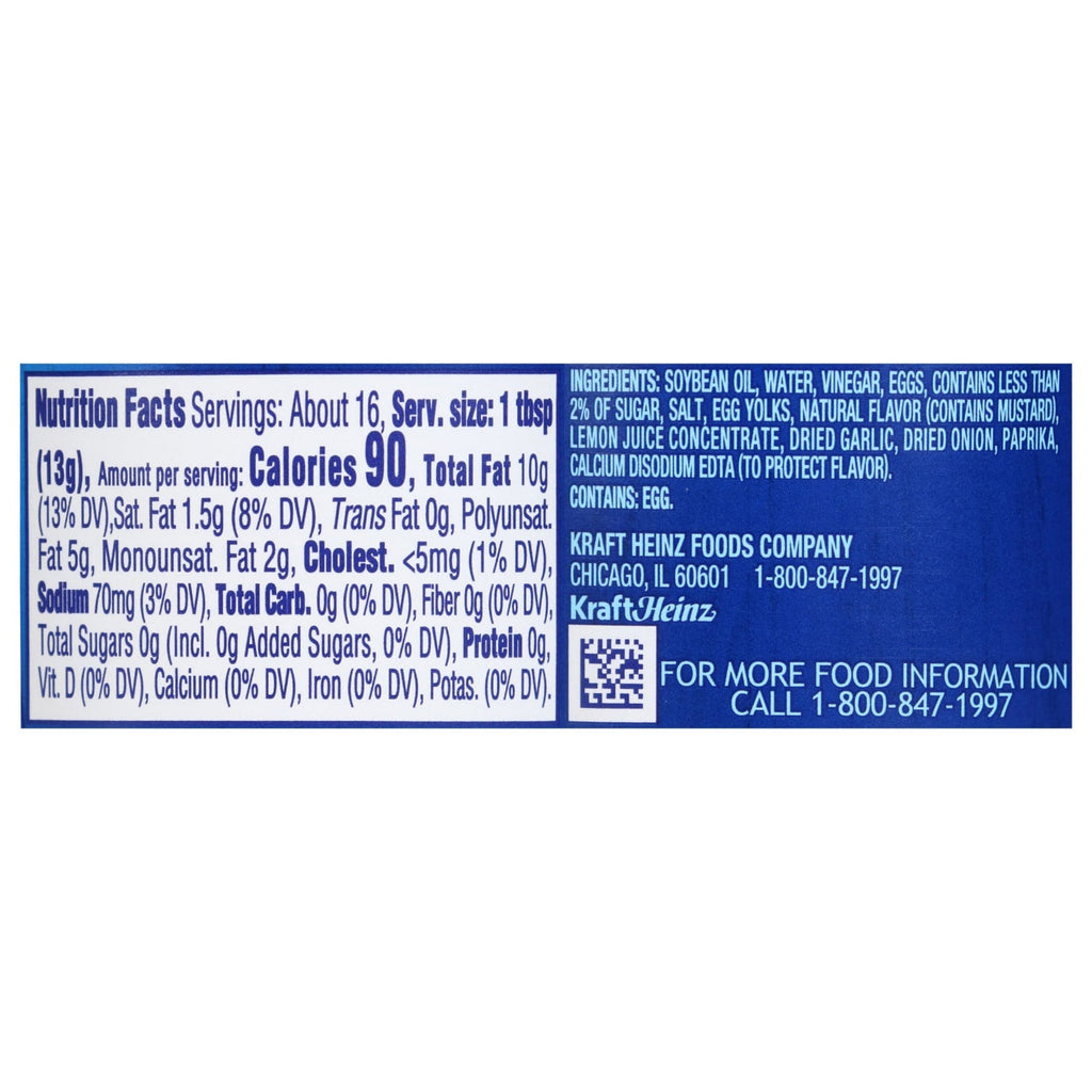Kraft Real Mayo, 8-oz.