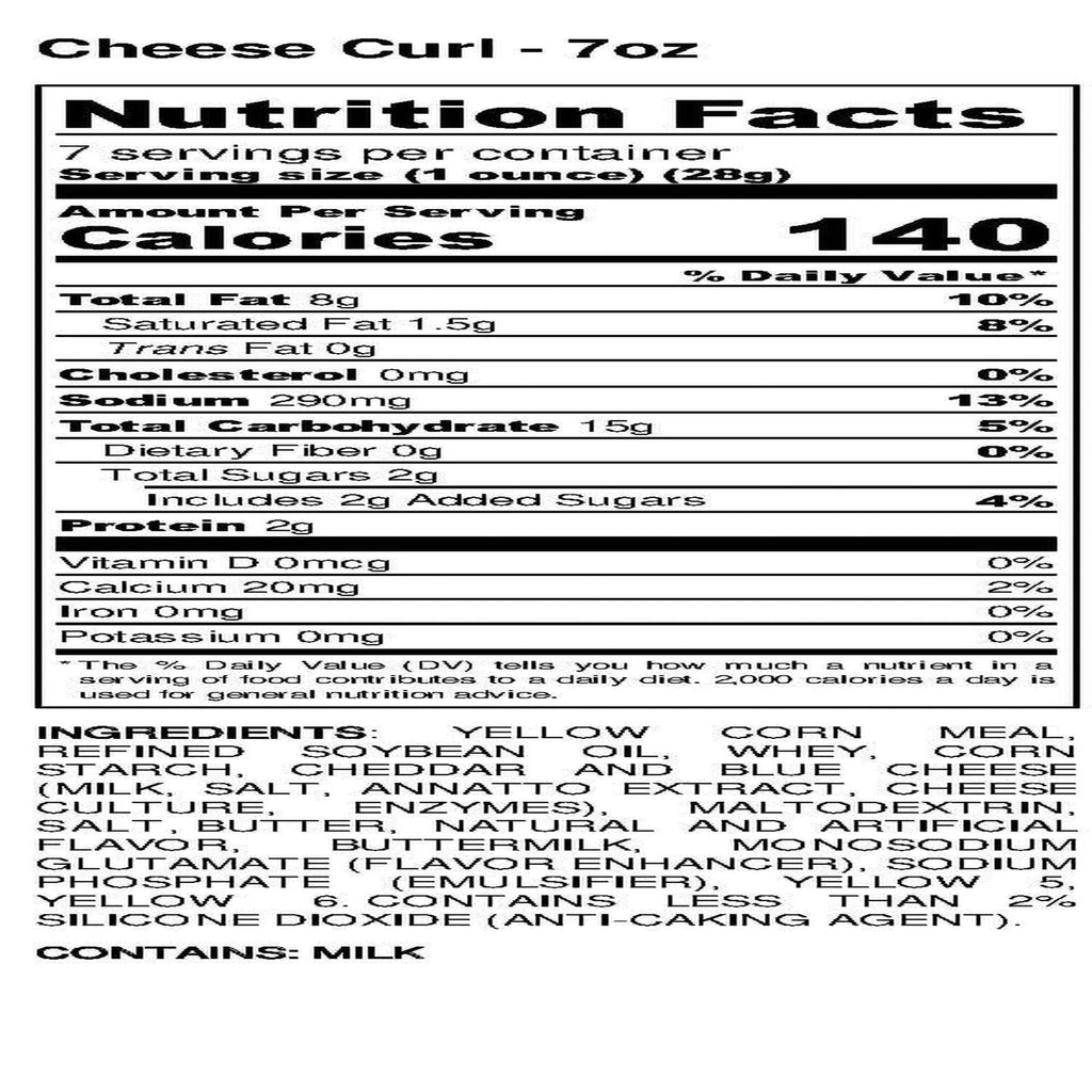 Brim's Crunchy Cheese Curls, 7-oz. Bags