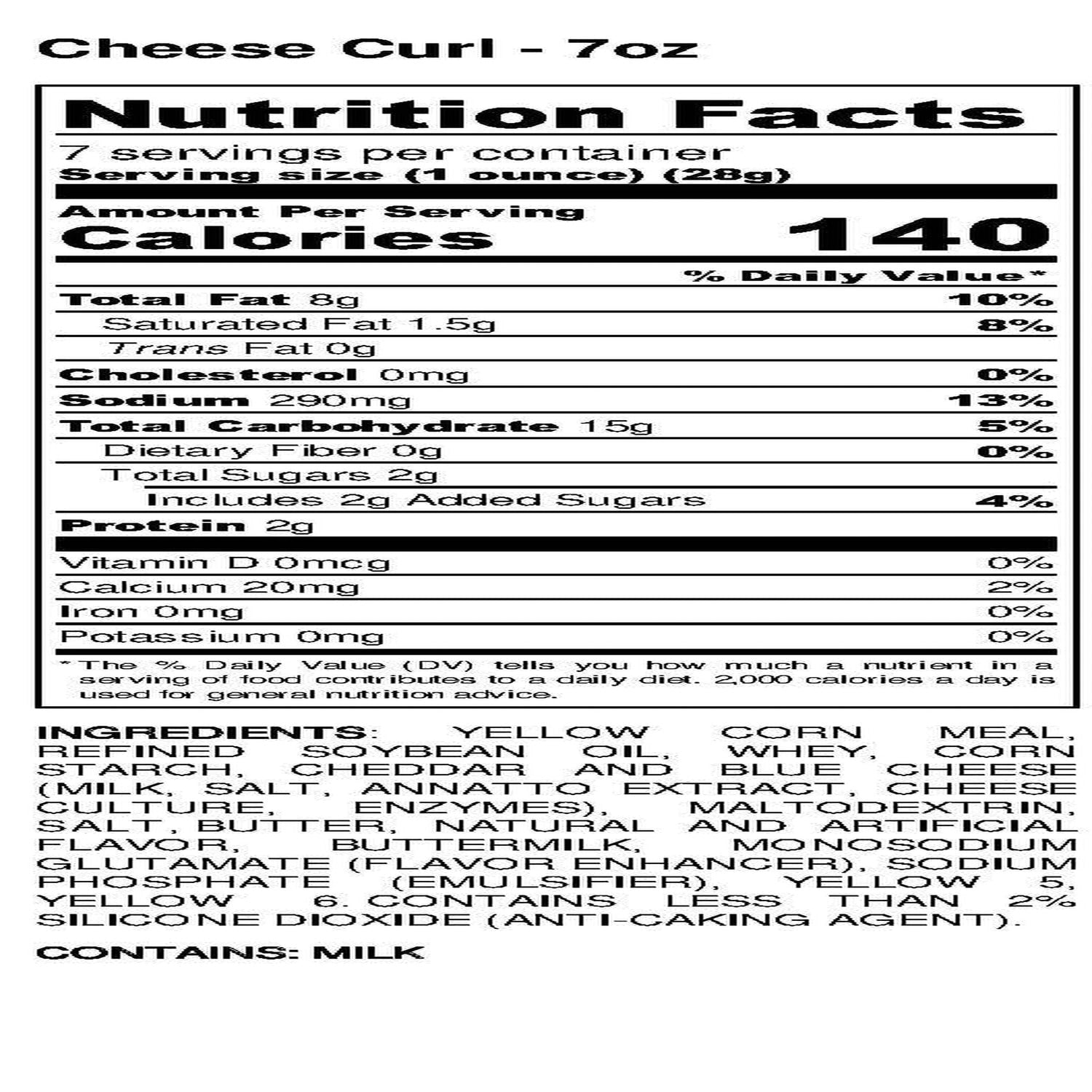 Brim's Crunchy Cheese Curls, 7-oz. Bags