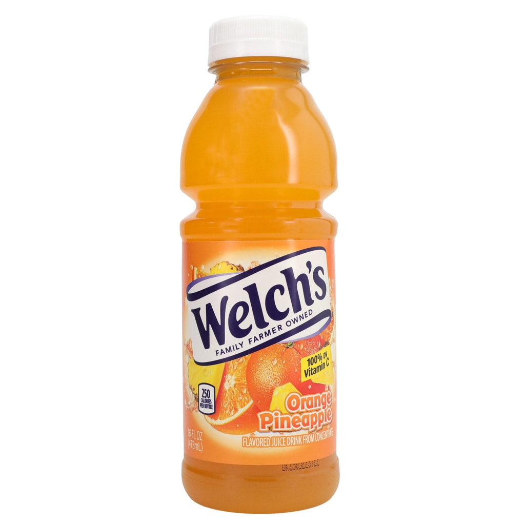 Welch's Orange Pineapple Drink 16 oz., 12 pack.