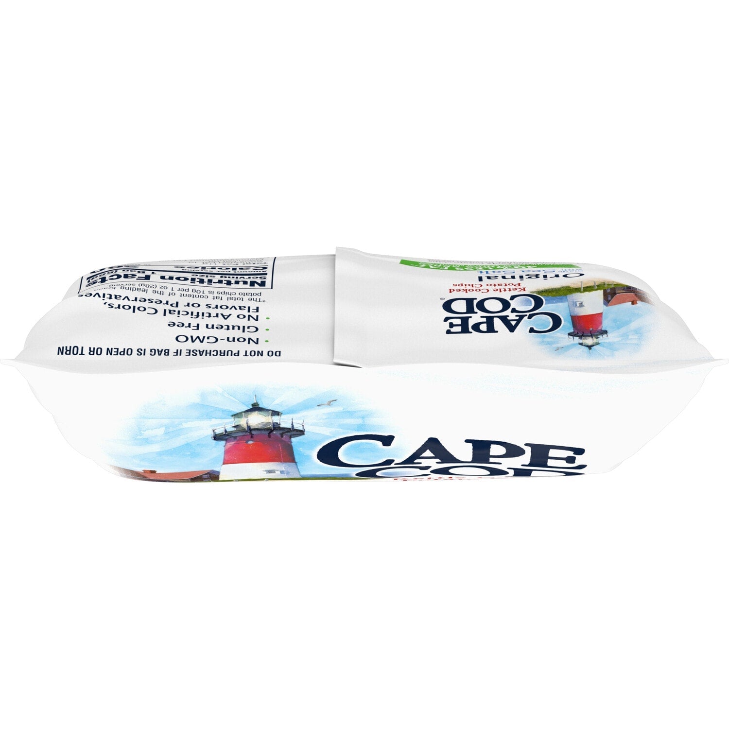 Cape Cod Potato Chips, Less Fat Original Kettle Cooked Chips, 2 oz.