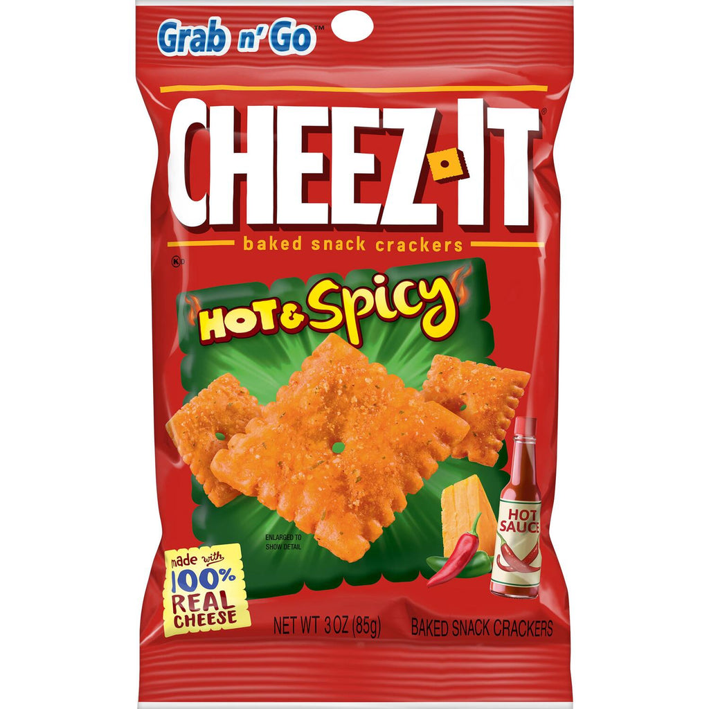 Cheeze-It Grab n' Go Hot and Spicy Baked Snack Crackers, 1-ct.