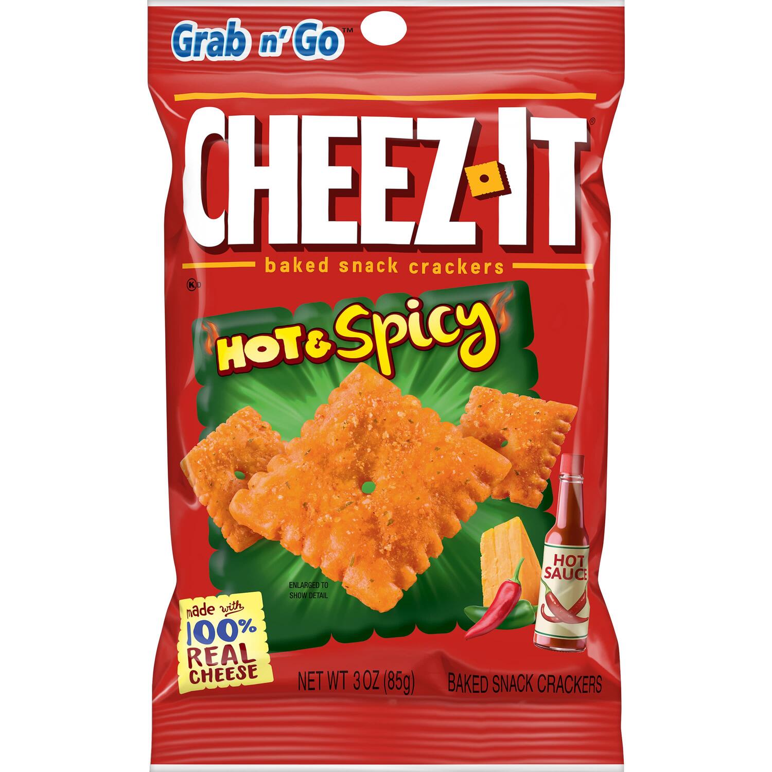Cheeze-It Grab n' Go Hot and Spicy Baked Snack Crackers, 1-ct.