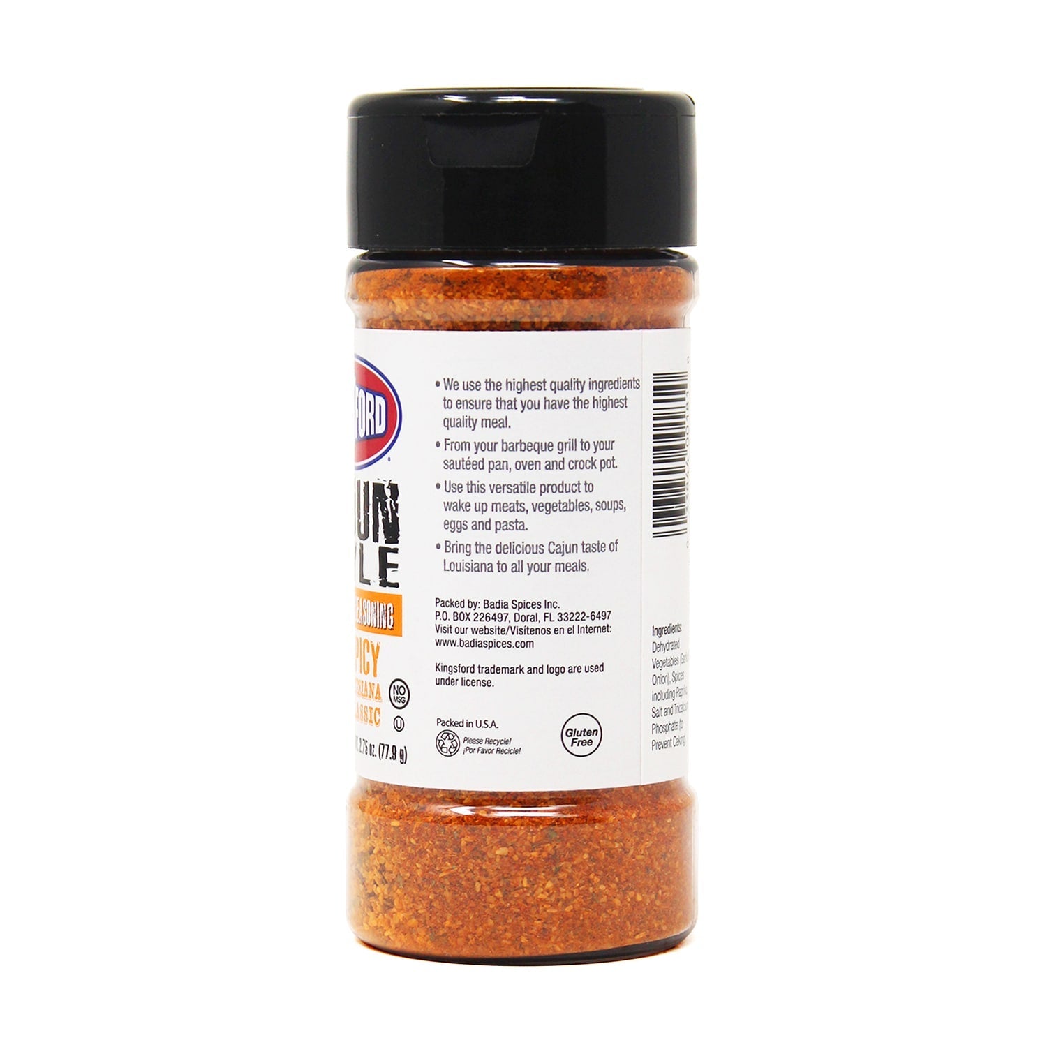 Kingsford Cajun Seasoning, 2.75 oz.