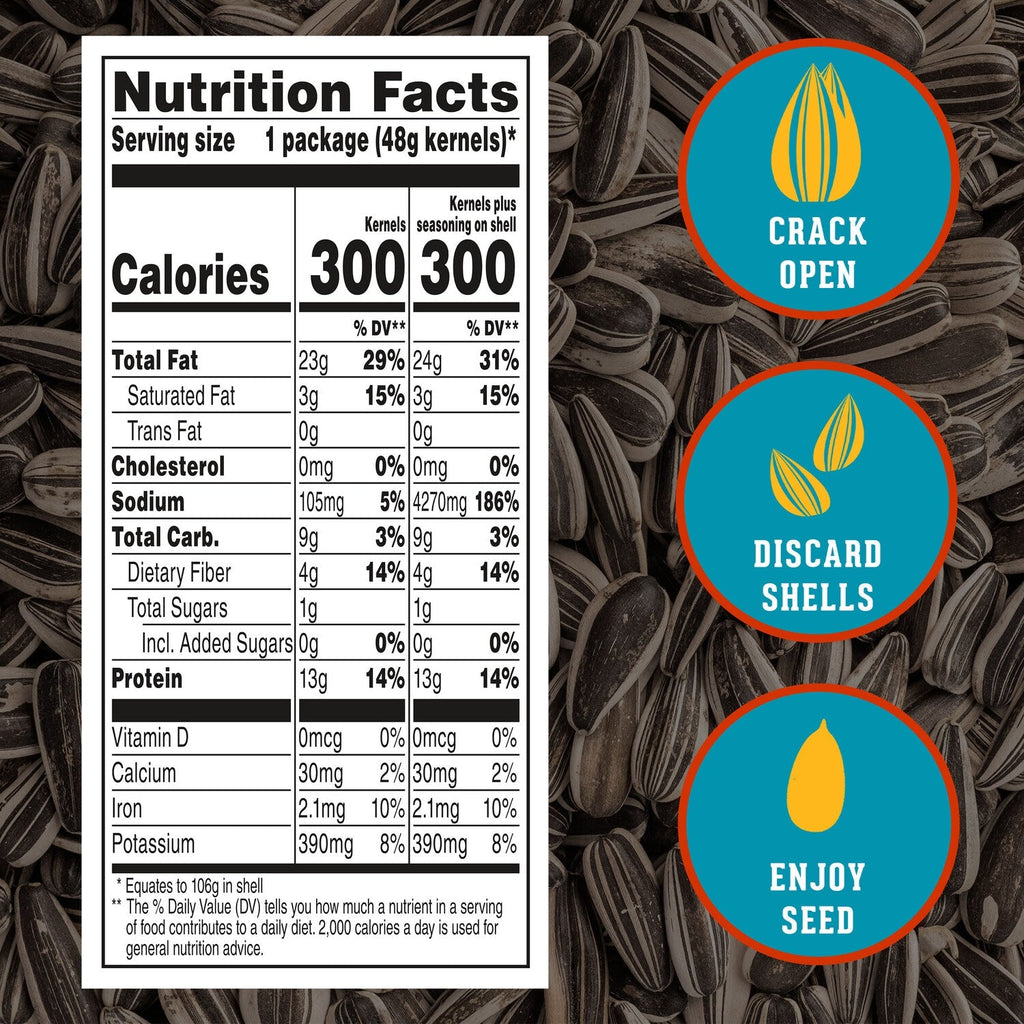DAVID Jumbo Sunflower Seeds, Ranch Flavor, 3.75 oz.