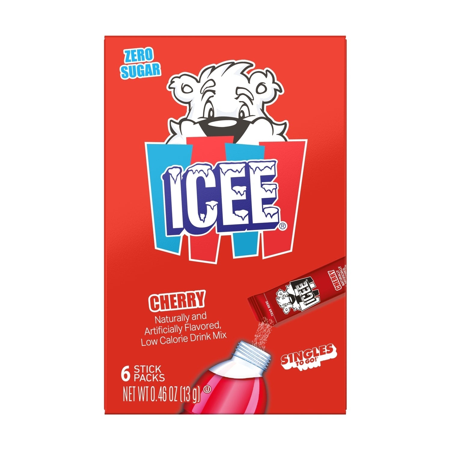 ICEE Cherry-flavored Drink Sticks, 1-ct.