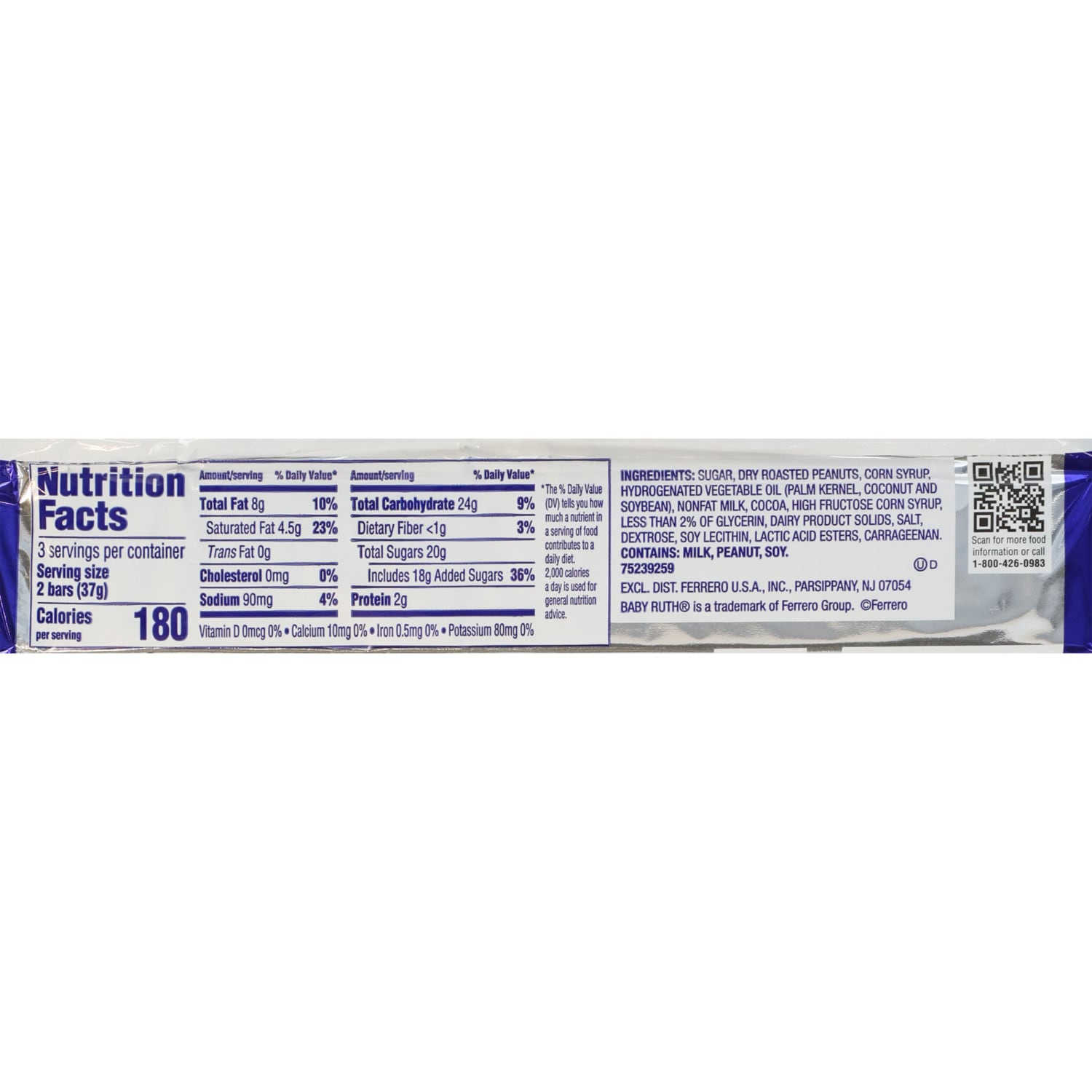 Nestle Baby Ruth Bars, 6-ct. Packs