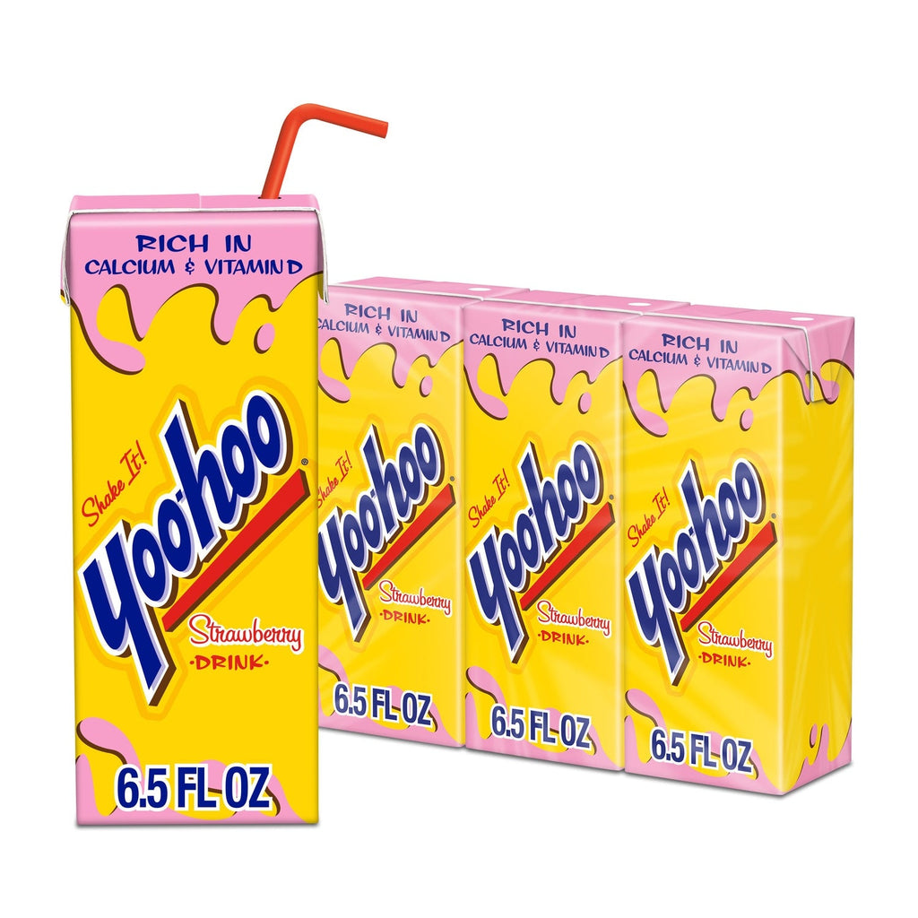 Yoo-hoo Strawberry Drink, 3-pc Pack.
