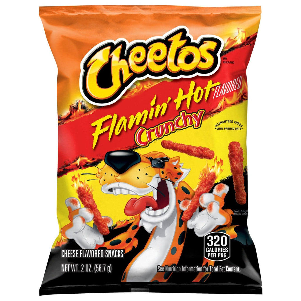 Cheetos Cheese Flavored Flaming Hot Snack, 1-ct.