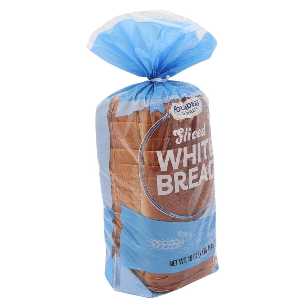 Founders Street Sliced White Bread, 1-ct.