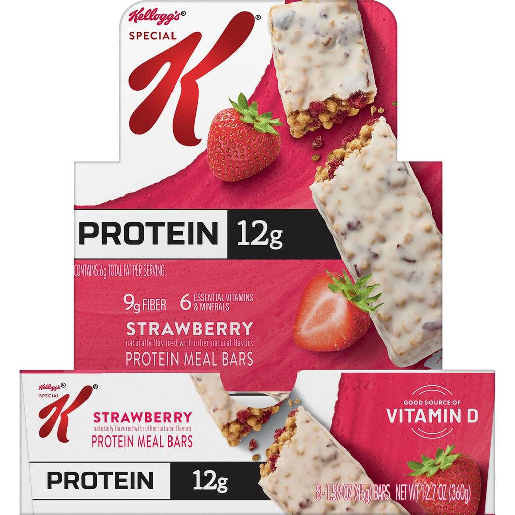 Kellogg's Special K Strawberry Flavored Protein Meal Bars, 1-ct. Pack