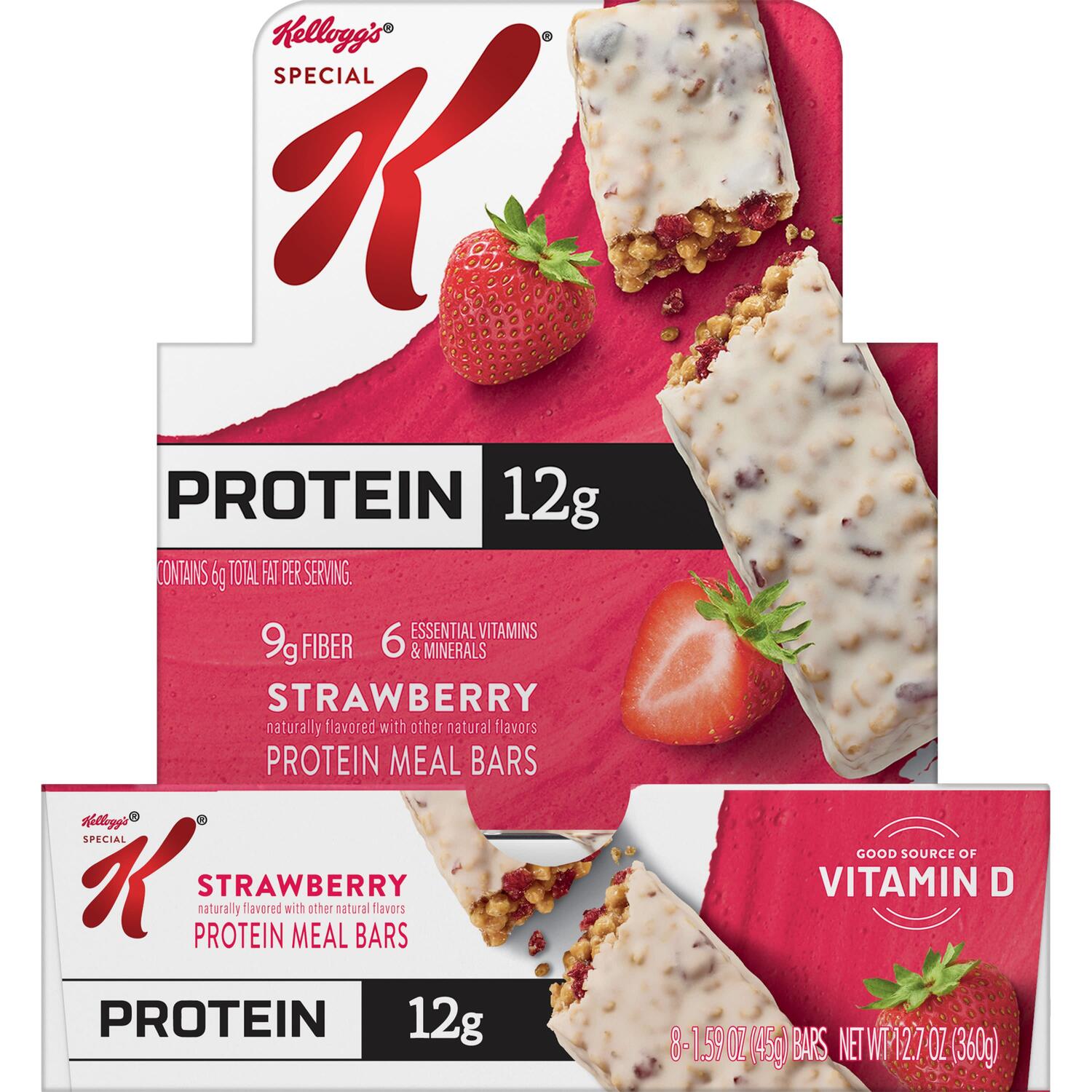 Kellogg's Special K Strawberry Flavored Protein Meal Bars, 1-ct. Pack