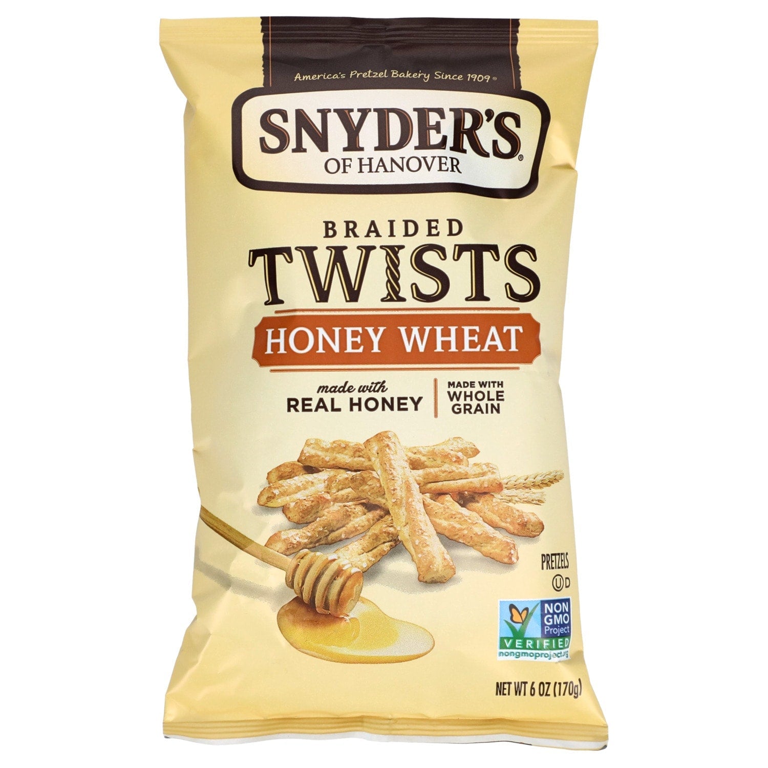 Snyder's Honey Wheat Braided Pretzel Twists, 1-ct.
