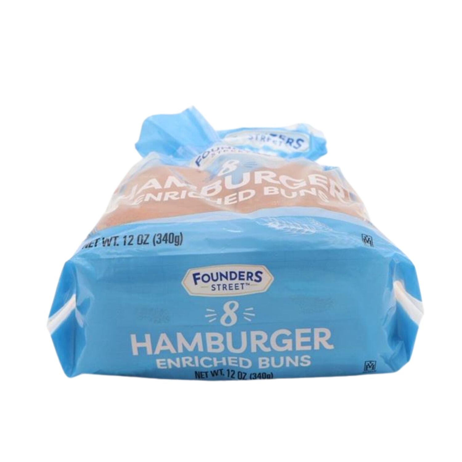 Founders Street Hamburger Enriched Buns, 8-pc Pack.