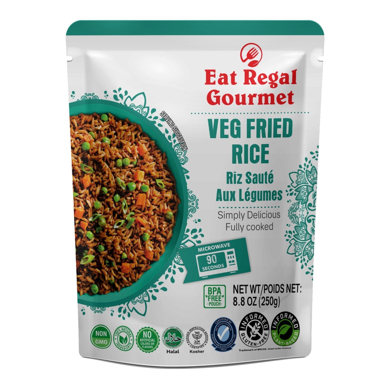 Eat Regal Gourmet Veg Fried Rice, 1-ct.