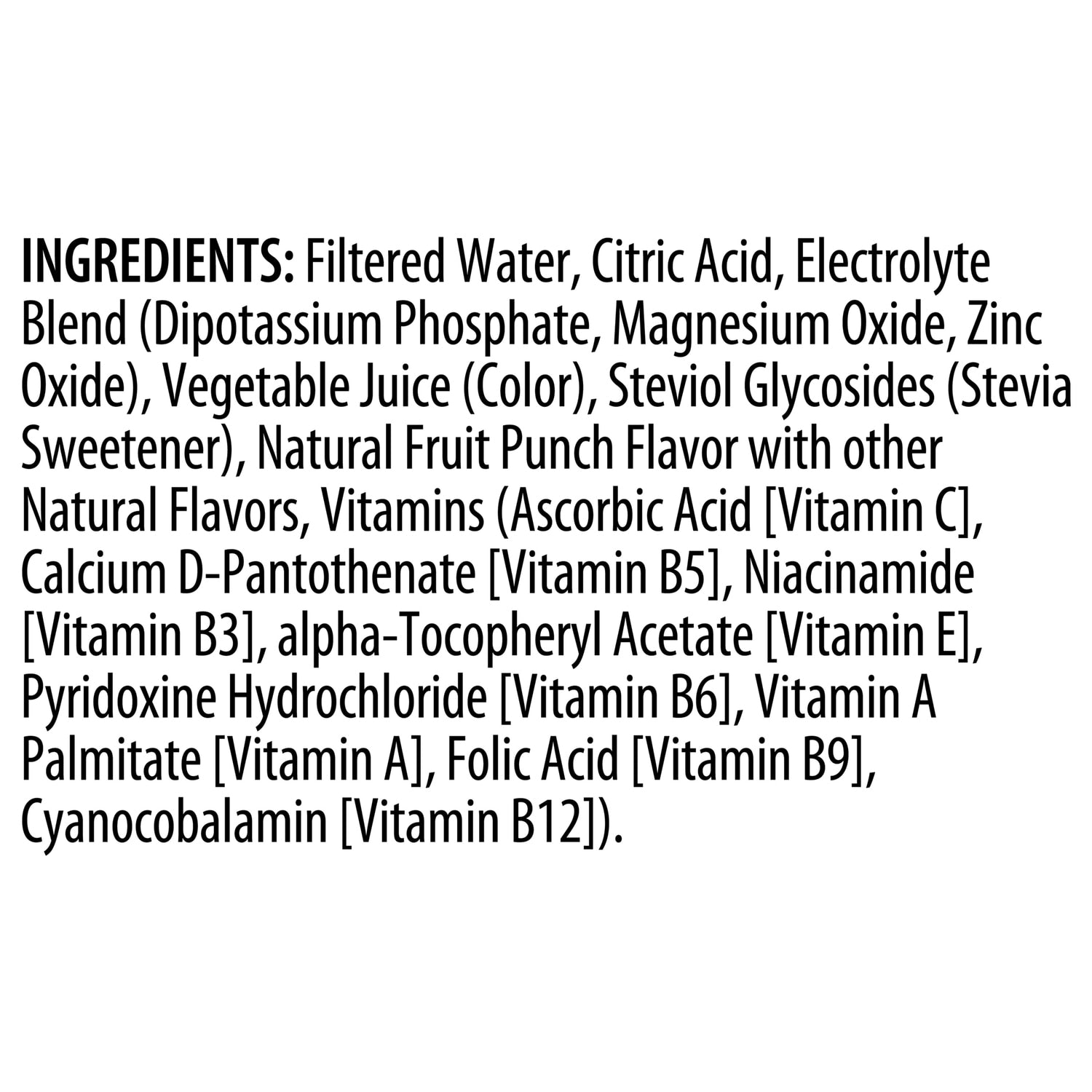 BODYARMOR Zero Sugar Fruit Punch Sports Drink, 16 fl oz Bottle