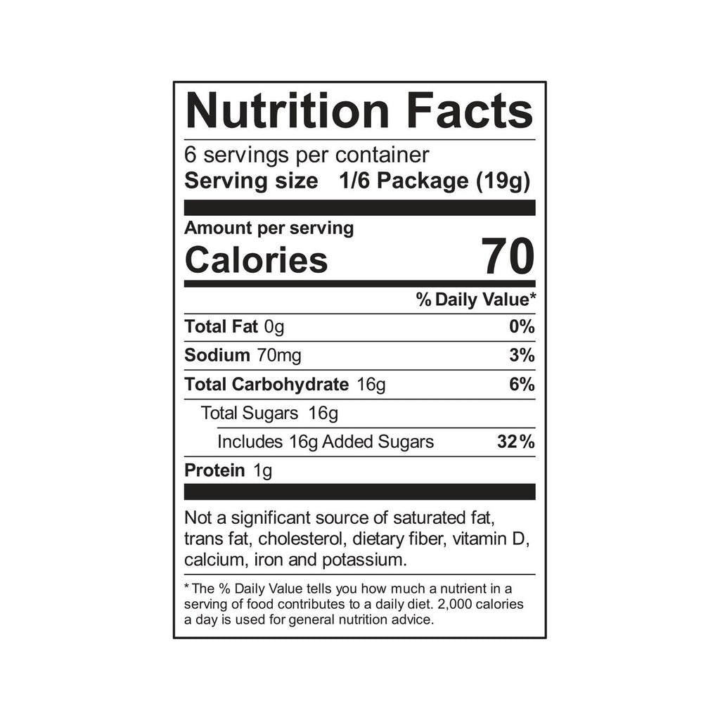 Starburst Strawberry Flavored Gelatin, 6-pc Pack.