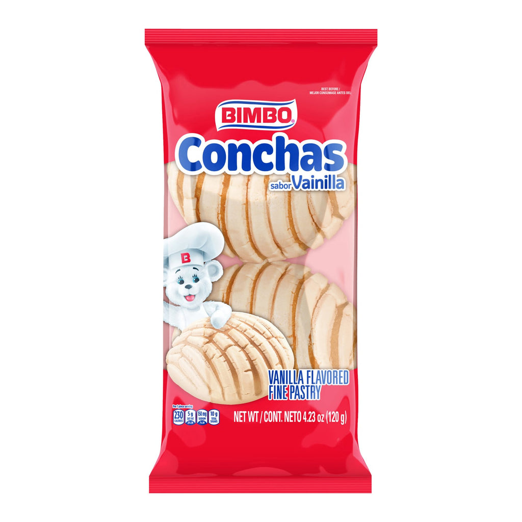 Bimbo Concha Vanilla Flavored Fine Pastry, 1-ct.