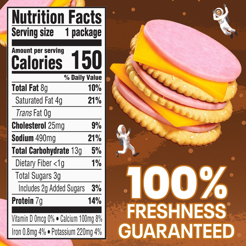 Lunchables Ham and Cheddar Cracker Stackers, 1.9 oz.