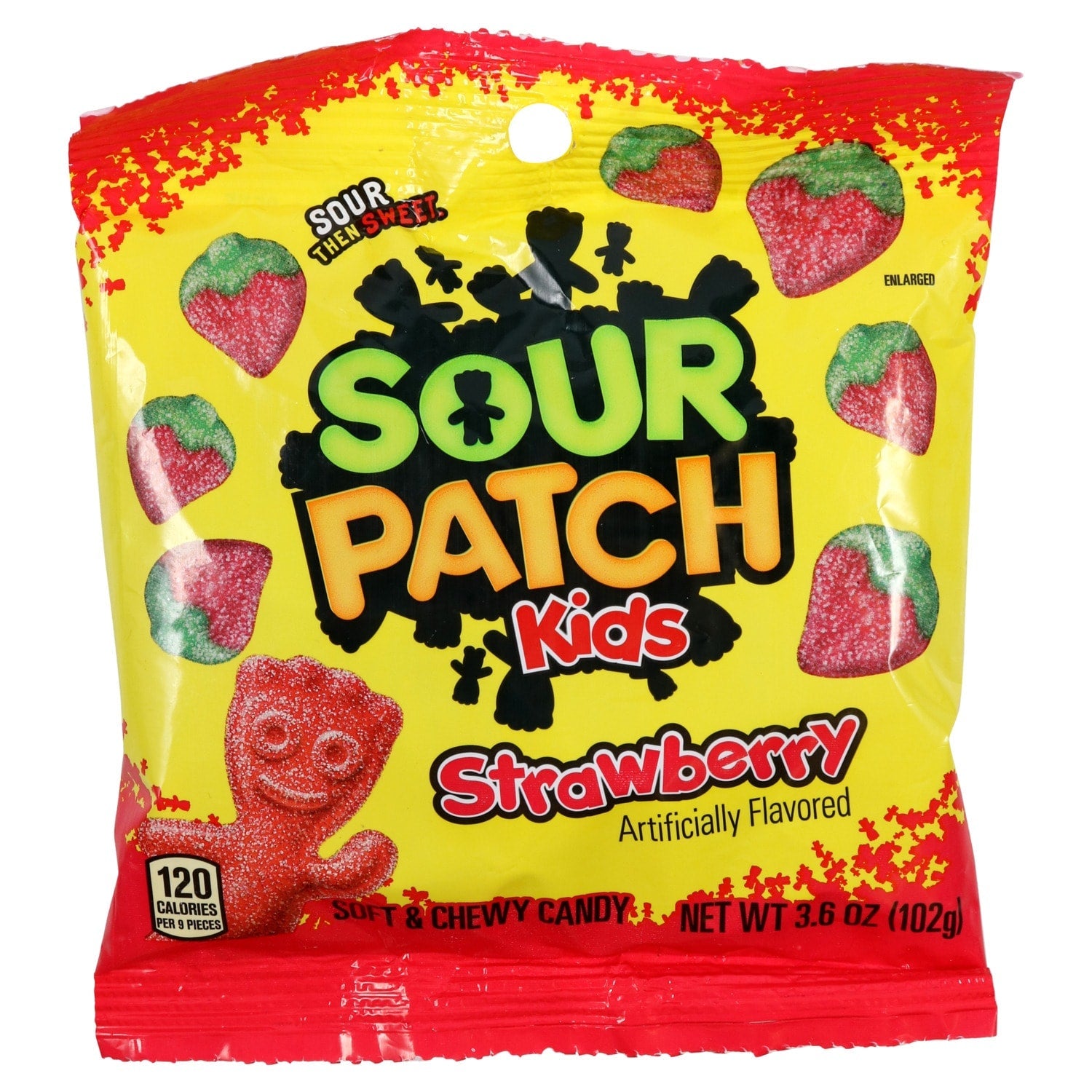 Sour Patch Kids Strawberry Candy, 3.6-oz. Bags